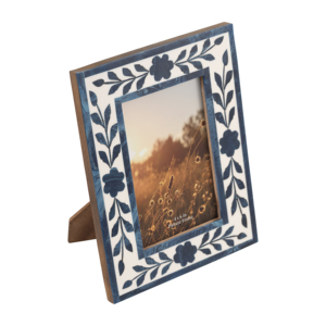 Cornice Decorativa 4x6 Pollici con Bordo a Petali di Vite, Decorazione d'Accento per la Casa - Product Image 6