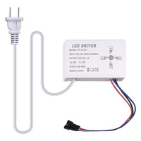Interrupteur tactile HoneyFly pour miroir, alimentation AC220V-DC12V 12W, LED ON/OFF, gradation de la lumière, contrôleur tactile caché pour lampe de miroir