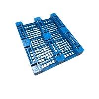 1100*1100*100mm à usage unique quatre voies HDPE logistique empilable en plastique expédition grands fournisseurs de palettes de sacs Jumbo pour entrepôt