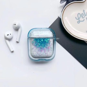 Leadingplus nouveau personnalisé dur antichoc liquide paillettes fille luxe Bling pour Airpod étui pour Airpods Pro - Product Image 4