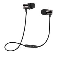 Earphone Nirkabel Magnetik XT11 Headset Musik Neckband Olahraga Earbuds dengan Mic untuk iPhone untuk Samsung