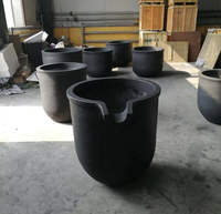 Creuset en carbure de silicium et graphite de grande taille (30kg, 50kg, 60kg, 100kg) pour la fusion de la fonte et des métaux - Prix compétitif