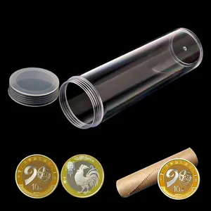 Plastic Clear Storage Tube Clear Plastic Cylinder Tube With Lid Clear Plastic Tube Packaging