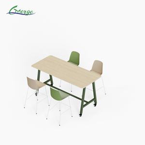 بار خشبي من الفولاذ عالي المنضدة ، تصميم حديث للمنزل ، بار ، مركز تجاري وصالة ألعاب رياضية ، استخدام مكاتب متينة - Product Image 5