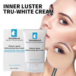 West & Month Tru-crema bianca lustro interno rassodante linee leggere per la pelle del viso idratante 50ml Anti-invecchiamento uso quotidiano del viso glicerina - Product Image 2