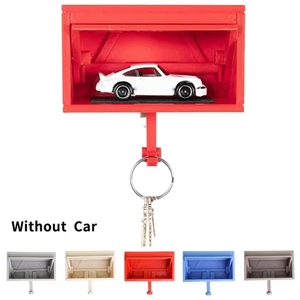 Porte-clés mural LM LM25233 pour garage de voiture, organisateur de clés en forme de garage pour entrée - Product Image 1