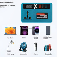 Convertisseur intelligent portable à batterie rechargeable 21V, adaptateur USB DC-AV pour AC110V/220V, professionnel, industriel, bricolage