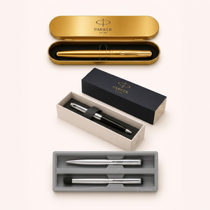 Custom Premium <b>Pen</b> Gift Box Packaging Tin Case <b>Refillable</b> Writing <b>Pen</b> Display Box for Corporate Gifting - Product Image 1