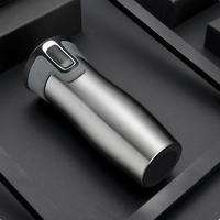 Mug à café isotherme sous vide de style américain en acier inoxydable 304 de 420 ml avec couvercle, meilleure vente 2026, maintien thermique 12-24 heures, idéal pour la salle de sport