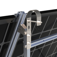 Kit solaire facile à installer pour balcon, système de montage mural solaire, support mural solaire, structure de montage solaire