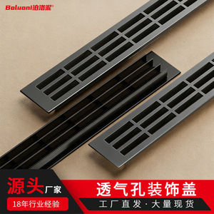 Grille de ventilation respirante en maille avec clip en alliage d'aluminium pour porte d'armoire, design plat double face - Product Image 4