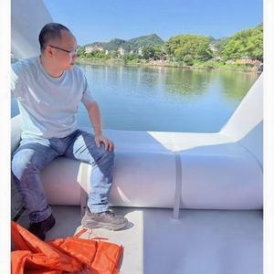 قارب قابل للنفخ حديث قارب طوف متعدد الأشخاص تسلية موجة الاندفاع من أجل اللعب بالماء - Product Image 4