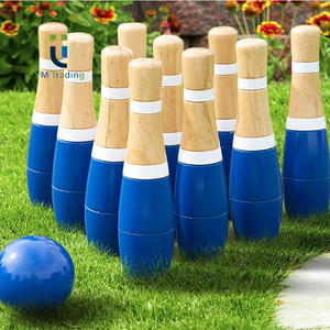 Skittles <span class=keywords><strong>professionali</strong></span> in legno per <span class=keywords><strong>bocce</strong></span> <span class=keywords><strong>da</strong></span> giardino buona vendita di legno <span class=keywords><strong>gioco</strong></span> della palla <span class=keywords><strong>da</strong></span> Bowling - Product Image 3