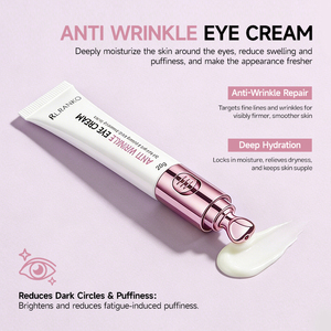 Crema <span class=keywords><strong>Contorno</strong></span> <span class=keywords><strong>de</strong></span> <span class=keywords><strong>Ojos</strong></span> Antiarrugas <span class=keywords><strong>de</strong></span> Marca Privada OEM con Retinol y Ácido Hialurónico, Masajeador Vibrador para una Hidratación Profunda y Reafirmante - Product Image 2