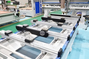 TechPro Wood Furniture Cabinet Doors Making 3d <strong>1530</strong> Point To Point PTP Table <strong>ATC</strong> <strong>CNC</strong> <strong>Router</strong> Machine - Product Image 6