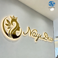 Letrero LED Personalizado, Letrero Comercial de Metal Iluminado, Logotipo con Letras de Canal, Letreros Comerciales 3D LED para Exteriores