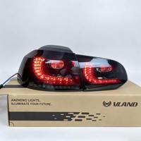 Feux arrière à LED pour VW Golf 6 GTI R20 2009-2012, clignotants séquentiels, 55W, feux arrière modifiés