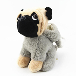 ZONOBLE Peluche Creativo a Forma di Animale, <span class=keywords><strong>Cane</strong></span> Hippie, Bambola Pug dallo Zhejiang - Product Image 2