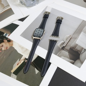 สายนาฬิกาหนังแท้พรีเมียมแบบบาง Upro Wholesale สำหรับ Apple Watch 11 10 9 8 7 SE สายรัดข้อมือหนังทรงเรียวบาง - Product Image 6