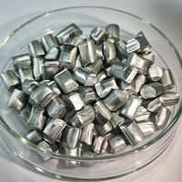 Fèves d'aluminium de haute pureté 1-3 mm pour désoxydant d'acier en métallurgie de cuve, prix en gros