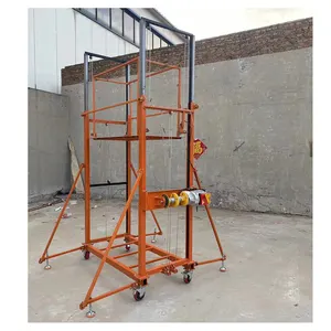 New type 300kg 500kg Electric lifting scaffold adjustable portable electric scaffold for homeuse