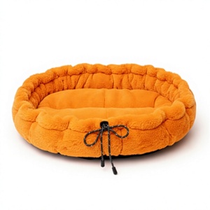 Premium Amistar Classic Faux Fur Heating Convertible Pet Bed for Small and Medium Breed Dogs and Cats - Product Image 1