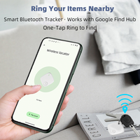 Traceur GPS intelligent Android pour animaux de compagnie, design discret en plastique noir, écran OLED, compatible iOS, contrôle par application, localisateur intelligent