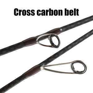 Caña de pescar de acción ultrarrápida de fibra de carbono con punta suave y sólida para pesca con señuelos en aguas dulces. - Product Image 3