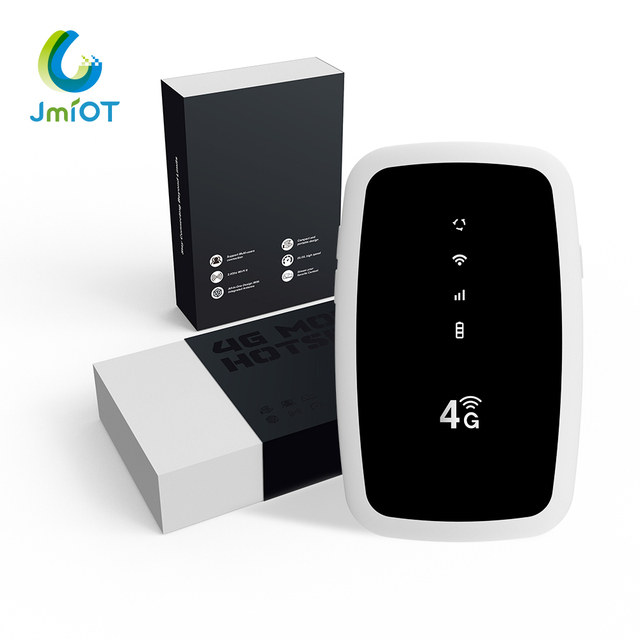 JIMI Hotspot Router Mifis 4G Dual SIM ESIM/VSIM 300Mbps WiFi 6 CE Certification EU Version Unlock Portable 3900mAh Battery WiFi