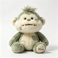 Jouets en peluche OEM : Figurines de monstres moches et mignons, poupées personnalisées basées sur vos designs, conception de broderie pour le soulagement du stress.