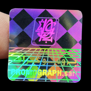 Rouleau d'autocollants holographiques 3D personnalisables, <span class=keywords><strong>encre</strong></span> UV, stratification optique claire, Variable, hologramme 3D, jet d'<span class=keywords><strong>encre</strong></span> imprimable - Product Image 2