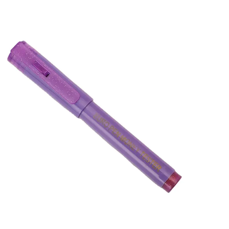 منتج جديد قلم كاشف للأوراق المعدنية مضاد للأشعة فوق البنفسجية قلم اختبار للأوراق المعدنية قلم كاشف للمال سهل الاستخدام