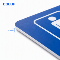 Étiquettes personnalisables en PVC vierge haute densité pour portes, impression offset CMYK professionnelle, code QR, résistantes à la déchirure, lavables, pour hôtels