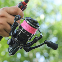 LINNHUE Harga Terjangkau JW1500-2500 8KG Daya Tarik Maksimum Rasio Gigi 5.2:1 Reel Air Asin Gagang Tunggal Ganda Reel Pancing Ikan Mas Molinete