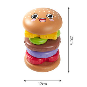 BS Juguetes educativos Hamburg Spinning Tower Stack Eco-Friendly Venta al por mayor Anillos Apilamiento Juguetes para niños - Product Image 4