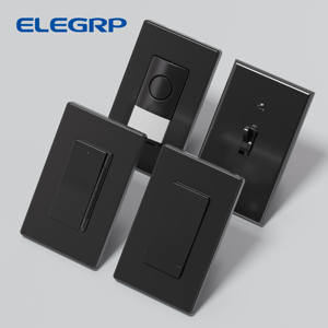 Elegrp AC điện vấn đề tường chuyển đổi ánh sáng quay Dimmer cảm ứng chuyển động cảm biến chuyển động tuya chuyển đổi thông minh Wifi nhà thông minh - Product Image 4