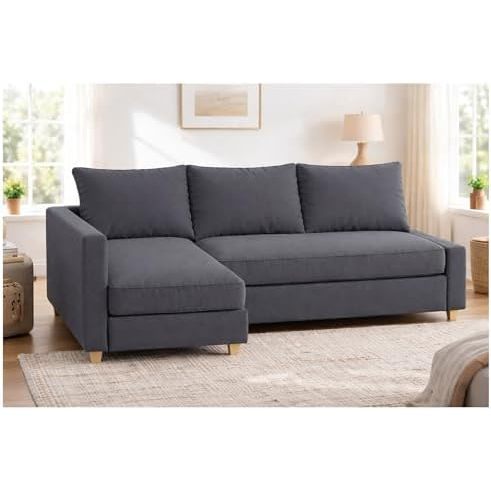 Chaise droite gris foncé