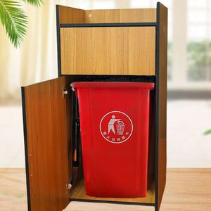 เครื่องบดอัดขยะขนาดเล็ก ถังขยะบดอัด ถังขยะในสวน ถังรีไซเคิล - Product Image 5