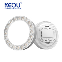 Plafonnier LED SMD moderne anti-éblouissement 24W réglable pour bureaux et hôtels, montage en surface