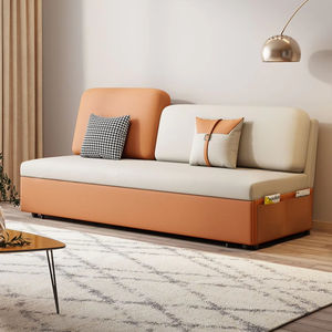 <span class=keywords><strong>Canapé</strong></span>-lit <span class=keywords><strong>convertible</strong></span> <span class=keywords><strong>avec</strong></span> <span class=keywords><strong>coffre</strong></span> <span class=keywords><strong>de</strong></span> <span class=keywords><strong>rangement</strong></span>, design moderne pour salon et villa - Product Image 1