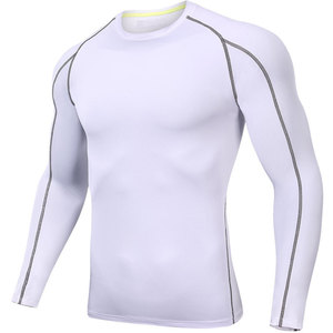 Da Uomo su misura Quick Dry Sotto Strato di Base di Compressione Sport Top A Manica Lunga T-Shirt - Product Image 3