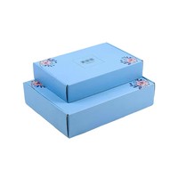 Emballage pliable pour cosmétiques, échantillon gratuit pour fleurs, boîte en carton personnalisée grande capacité pour salades (carton supérieur et inférieur)
