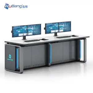 Ergonomic Height Adjustable Computer Command Center Console Modern Design Control Room Console Desk For Network Operations