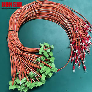 线束1015 # 22AWG 5.08毫米间距2p可插拔端子块电线和电缆组件制造商线束 - Product Image 1