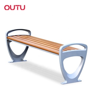 Bancs de patio extérieur design moderne <span class=keywords><strong>rue</strong></span> publique <span class=keywords><strong>banc</strong></span> en bois métal parc urbain <span class=keywords><strong>arbre</strong></span> jardin <span class=keywords><strong>banc</strong></span> d'attente - Product Image 2