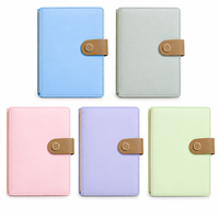 Carnet de notes A5 en similicuir avec fermeture magnétique, couverture rigide épaisse, personnalisable avec logo, idéal pour les réunions et les cadeaux