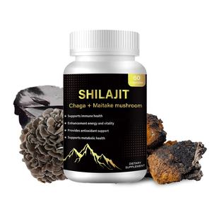 Cápsulas <span class=keywords><strong>Ultra</strong></span> de Extrato Herbal Original de Shilajit do Himalaia com Marca Privada, 60 Contagens, Suporte Imunológico para Adultos, Aumento de Energia - Product Image 1