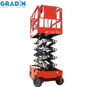 Diskon besar desain baru hidrolik listrik Mini mendorong sendiri gunting Lift - Product Image 3