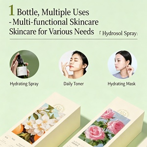 Brume Visage Bio Distillée à la Vapeur Complète avec Essences de Centella, Arbre à Thé, Romarin, Néroli, Rose et Hydrolat Floral - Product Image 2