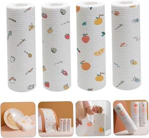 Hot-selling the Latest Product Super Water and Oil Absorption Lazy Rag Kitchen Tissue Rolls Reusable Paper <b>Towel</b> - Product Image 3